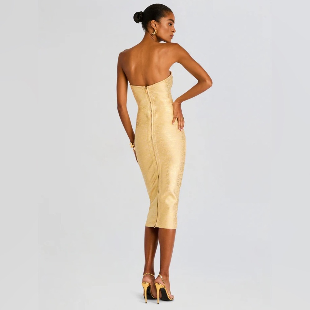 NWT Retrofete Charlize Coated Knit Dress size M - Picture 4 of 7